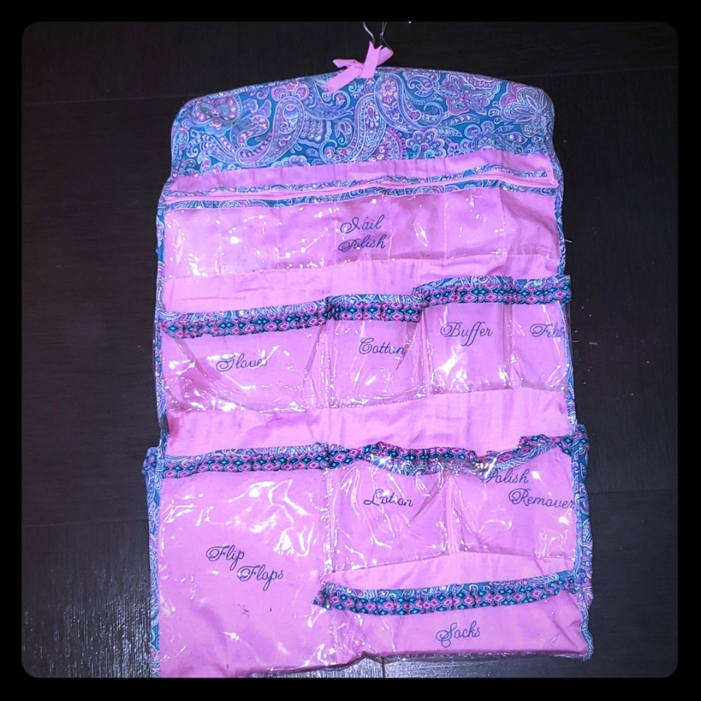 Paisley Hanging Bath accessory organizer